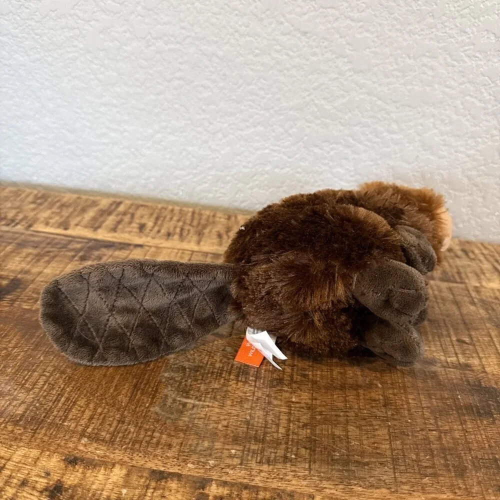 Cuddlekins Mini Beaver 8 Inch Stuffed Animal 10854 Tag Bent Realistic Toy Wild